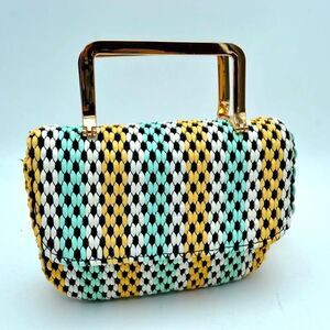 Cute Woven Mini Satchel 